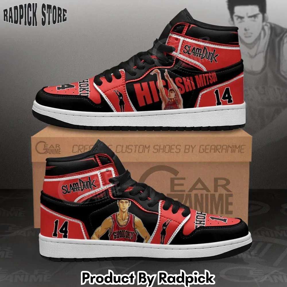Hisashi mitsui air jordan high top sneakers anime  rp0247761